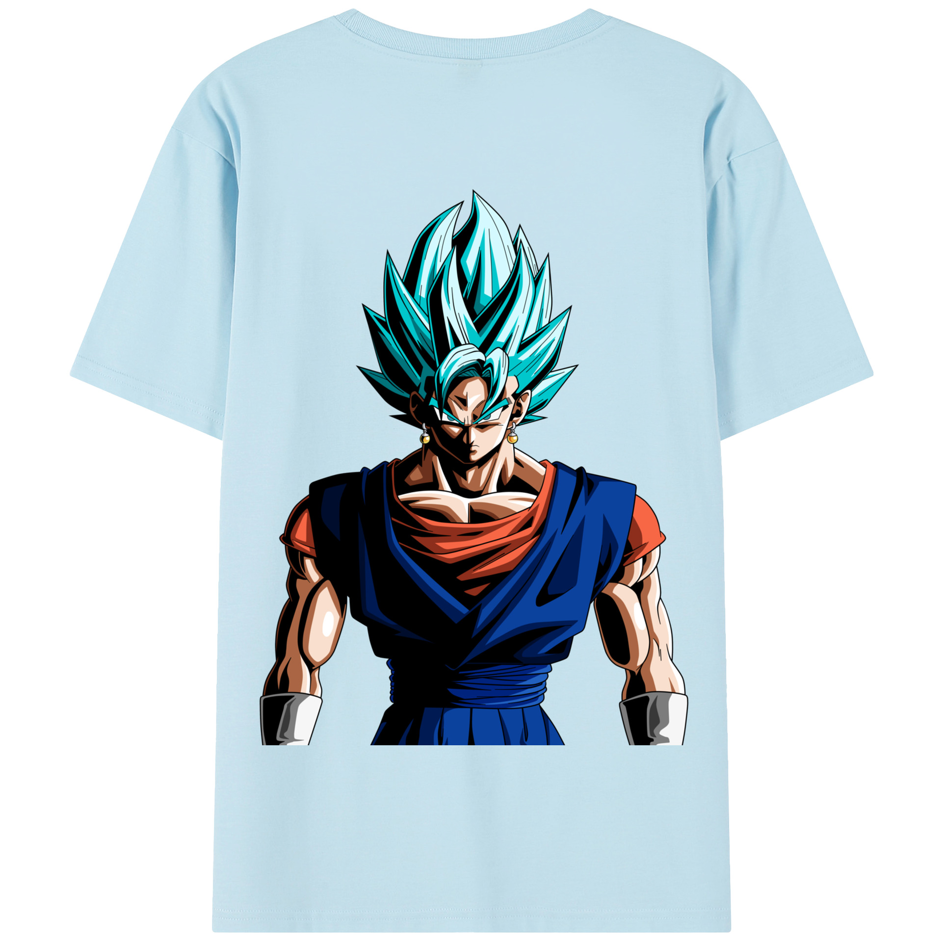 （画像用） ドラゴンボール ベジット DRAGON BALL Vegetto 綿100％半袖Tシャツ（背面プリント）
